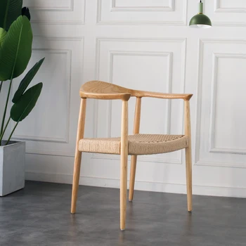 Усовершенствованный дизайн Офисного деревянного минималистичного фарфорового кресла для спальни, современных скандинавских мебели для гостиной