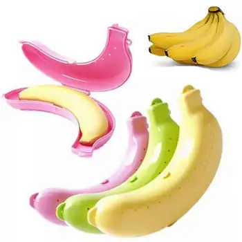 Чехол для банана, 3 цвета, держатель контейнера для бананов, переноска для путешествий на открытом воздухе, милый банановый протектор, коробка для хранения фруктов для ланча