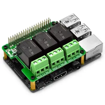 Электроника-Модуль расширения платы реле питания RPI для Raspberry Pi A + B + 2B 3B.